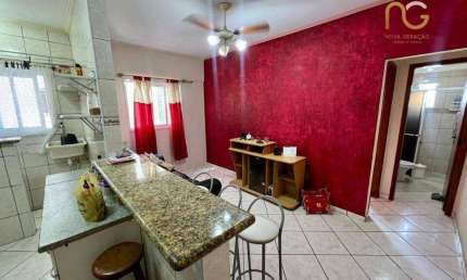 Apartamento com 1 dormitório à venda, 40 m² por R$ 230.000,00 - Vila Assunção - Praia Grande/SP