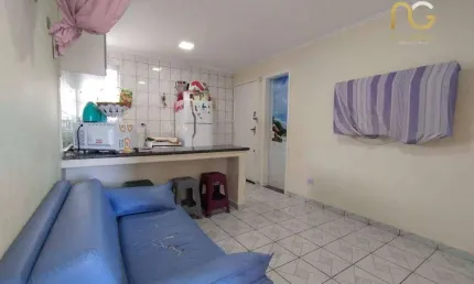 Kitnet com 1 dormitório à venda, 33 m² por r$ 175.000,00 - aviação - praia grande/sp