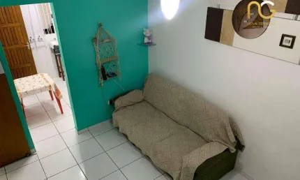 Casa com 2 dormitórios à venda, 63 m² por r$ 320.000,00 - aviação - praia grande/sp