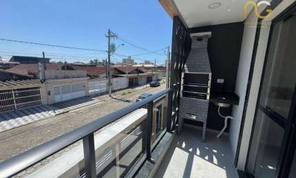 Sobrado com 2 dormitórios à venda, 82 m² por R$ 409.900,00 - Mirim - Praia Grande/SP