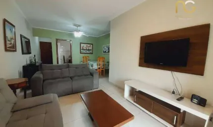 Apartamento com 2 dormitórios à venda, 96 m² por R$ 450.000,00 - Vila Guilhermina - Praia Grande/SP