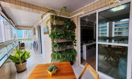Apartamento com 2 dormitórios à venda, 83 m² por r$ 560.000,00 - vilamar - praia grande/sp