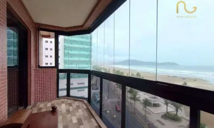 Apartamento com 3 dormitórios à venda, 134 m² por R$ 990.000,00 - Vila Guilhermina - Praia Grande/SP