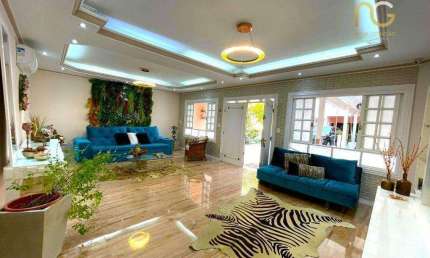 Casa com 4 dormitórios à venda, 363 m² por R$ 1.870.000,00 - Vila Assunção - Praia Grande/SP