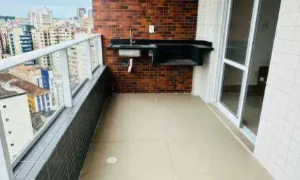 Apartamento novo 01 dormitorio 01 suite - guilhermina /praia grande-sp