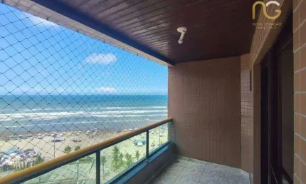 Apartamento frente mar !!!  2 dormitórios à venda, 105 m² por R$ 480.000 - Vilamar - Praia Grande/SP