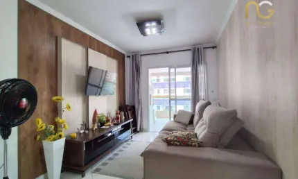 Apartamento com 2 dormitórios à venda, 81 m² por r$ 480.000,00 - tupi - praia grande/sp