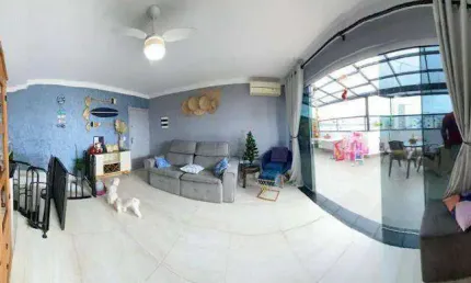 Apartamento Duplex com 3 dormitórios à venda, 127 m² por R$ 760.000,00 - Vilamar - Praia Grande/SP