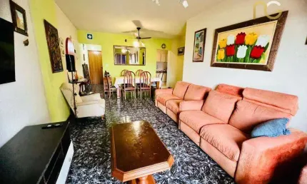 Apartamento com 2 dormitórios à venda, 98 m² por r$ 480.000,00 - tupi - praia grande/sp