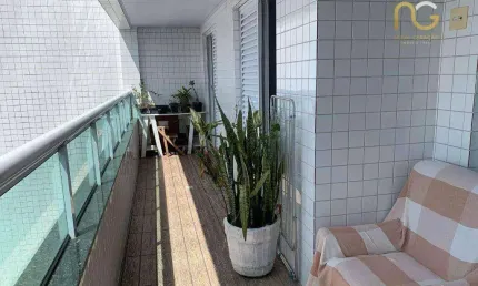 Apartamento com 2 dormitórios à venda, 95 m² por r$ 550.000,00 - vilamar - praia grande/sp