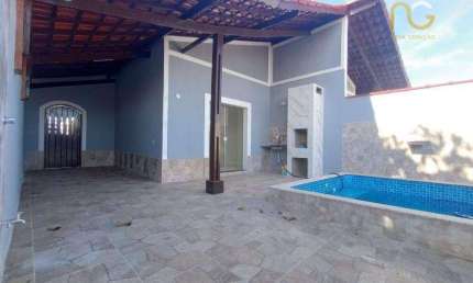 Casa com 3 dormitórios à venda, 106 m² por R$ 530.000,00 - Balneário Itaoca - Mongaguá/SP
