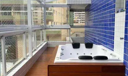 Apartamento Garden à venda, 153 m² por R$ 1.499.000,00 - Aviação - Praia Grande/SP