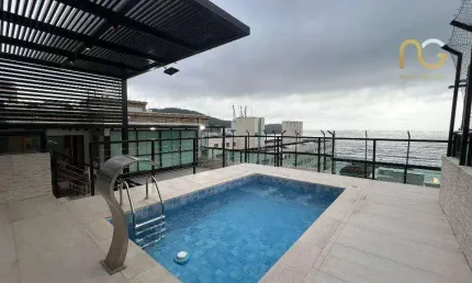 Cobertura com 3 dormitórios à venda, 257 m² por R$ 3.500.000,00 - Canto do Forte - Praia Grande/SP