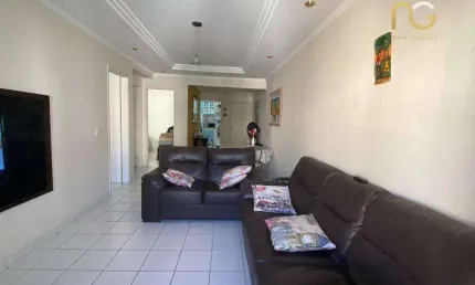 Apartamento com 2 dormitórios à venda, 87 m² por r$ 385.000,00 - vila assunção - praia grande/sp