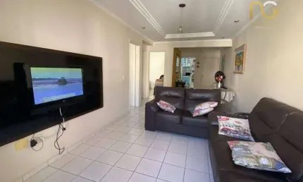 Apartamento com 2 dormitórios à venda, 87 m² por R$ 385.000,00 - Vila Assunção - Praia Grande/SP
