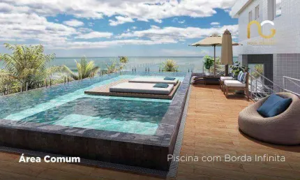 Apartamento com 1 dormitório à venda, 50 m² por R$ 349.000,00 - Vilamar - Praia Grande/SP