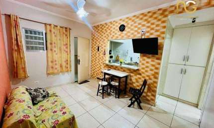 Kitnet com 1 dormitório à venda, 35 m² por R$ 215.000,00 - Boqueirão - Praia Grande/SP