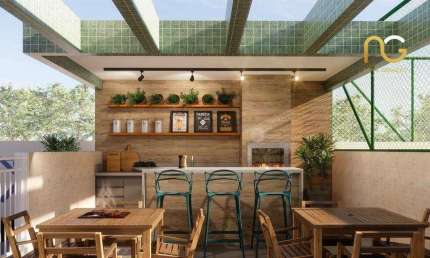 Apartamento com 2 dormitórios à venda, 81 m² por R$ 550.000,00 - Aviação - Praia Grande/SP