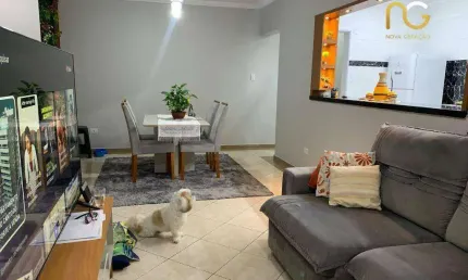 Apartamento com 2 dormitórios à venda, 83 m² por R$ 460.000,00 - Vila Guilhermina - Praia Grande/SP