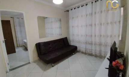 Apartamento com 1 dormitório à venda, 31 m² por r$ 240.000,00 - tupi - praia grande/sp