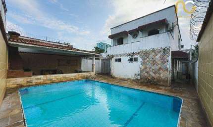 Sobrado com 4 dormitórios à venda, 288 m² por R$ 1.800.000,00 - Canto do Forte - Praia Grande/SP