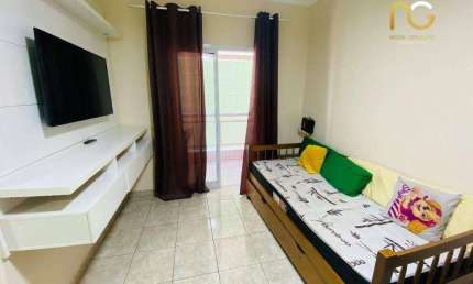 Apartamento com 1 dormitório à venda, 53 m² por R$ 355.000,00 - Vila Assunção - Praia Grande/SP