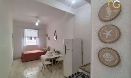 Kitnet com 1 dormitório à venda, 32 m² por R$ 210.000,00 - Aviação - Praia Grande/SP