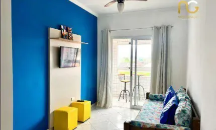 Apartamento com 1 dormitório à venda, 44 m² por R$ 260.000,00 - Vila São Paulo - Mongaguá/SP
