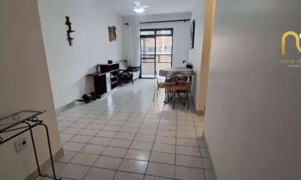 Apartamento com sacada - vista mar - 02 dormitorios 01 suite - bairro aviação/praia grande-sp
