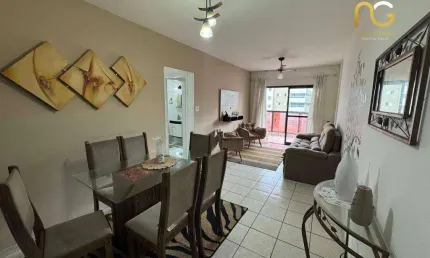 Apartamento com 2 dormitórios à venda, 77 m² por R$ 400.000,00 - Canto do Forte - Praia Grande/SP