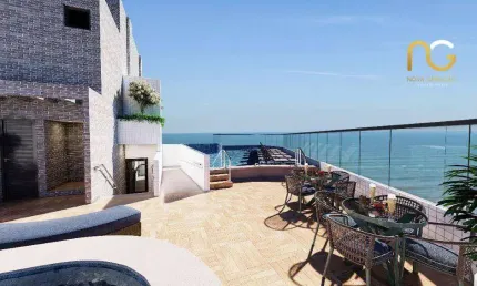Apartamento com 1 dormitório à venda, 47 m² por R$ 425.000,00 - Solemar - Praia Grande/SP