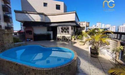 Cobertura com 2 dormitórios à venda, 145 m² por R$ 800.000,00 - Tupi - Praia Grande/SP