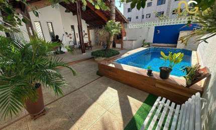 Sobrado à venda, 203 m² por R$ 1.100.000,00 - Aviação - Praia Grande/SP