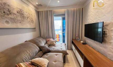 Apartamento com 2 dormitórios à venda, 80 m² por R$ 720.000,00 - Boqueirão - Praia Grande/SP