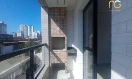 Apartamento Duplex com 3 dormitórios à venda, 101 m² por R$ 475.000,00 - Maracanã - Praia Grande/SP