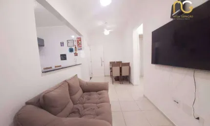 Apartamento com 2 dormitórios à venda, 61 m² por R$ 530.000,00 - Canto do Forte - Praia Grande/SP