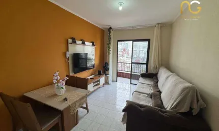 Apartamento com 2 dormitórios à venda, 61 m² por R$ 345.000,00 - Vila Guilhermina - Praia Grande/SP