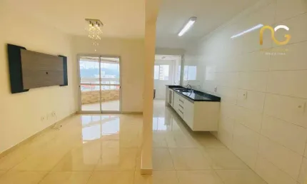 Apartamento com 1 dormitório à venda, 60 m² por R$ 395.000,00 - Vila Guilhermina - Praia Grande/SP