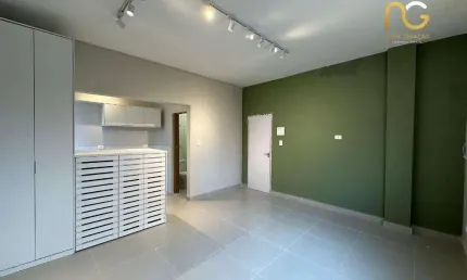 Kitnet com 1 dormitório à venda, 30 m² por r$ 220.000,00 - canto do forte - praia grande/sp