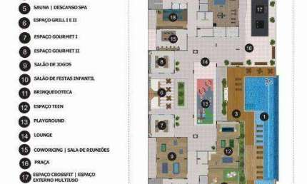 Apartamento Alto Padrão - 02 dormitorios 01 suite - Lazer completo - Bairro Ocian/Praia Grande-SP