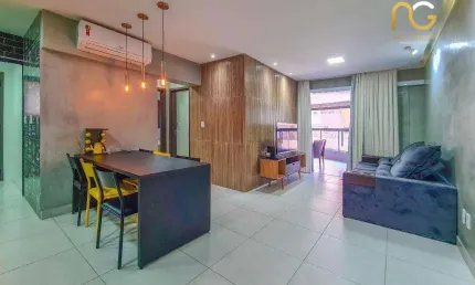 Apartamento com 2 dormitórios à venda, 83 m² por R$ 1.080.000,00 - Canto do Forte - Praia Grande/SP