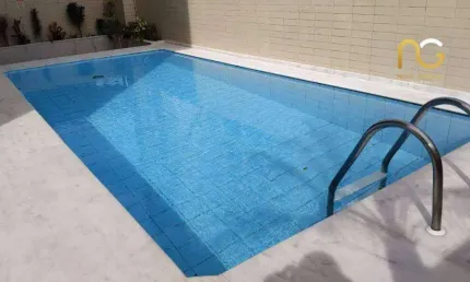 Apartamento 02 dormitorios 01 suite - lazer - bairro tupi/praia grande-sp