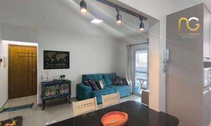 Apartamento com 2 dormitórios à venda, 80 m² por R$ 540.000,00 - Aviação - Praia Grande/SP