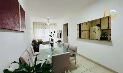 Apartamento com 2 dormitórios à venda, 82 m² por r$ 450.000,00 - tupi - praia grande/sp