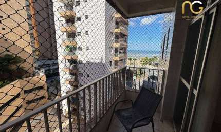 Apartamento com 1 dormitório à venda, 54 m² por R$ 365.000,00 - Vila Guilhermina - Praia Grande/SP