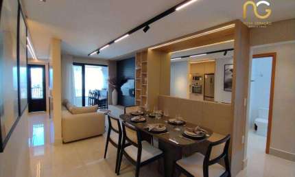 Apartamento com 2 dormitórios à venda, 73 m² por R$ 867.040,00 - Aviação - Praia Grande/SP