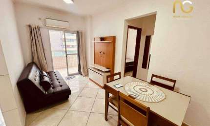 Apartamento com 1 dormitório à venda, 45 m² por R$ 325.000,00 - Vila Assunção - Praia Grande/SP