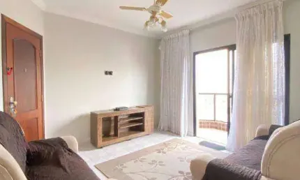 Apartamento com 1 dormitório à venda, 55 m² por r$ 340.000,00 - canto do forte - praia grande/sp