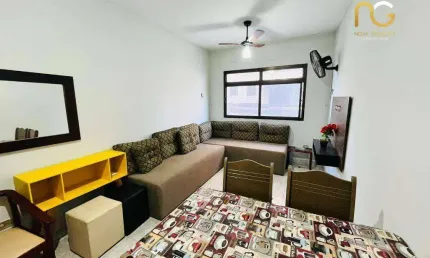 Apartamento com 1 dormitório à venda, 43 m² por R$ 256.000,00 - Aviação - Praia Grande/SP