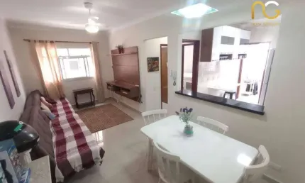Apartamento com 1 dormitório à venda, 51 m² por R$ 349.000,00 - Canto do Forte - Praia Grande/SP